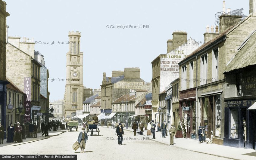 Ayr, Wallace Tower and High Street 1900
