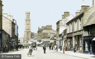 Ayr, Wallace Tower and High Street 1900