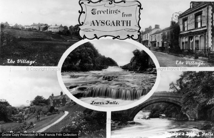 Photo of Aysgarth, Composite c.1935