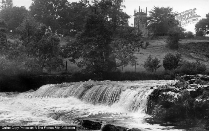 Photo of Aysgarth, Middle Falls c.1955