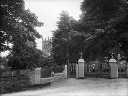 St Andrew's Church And Memorial Gates 1924, Aysgarth