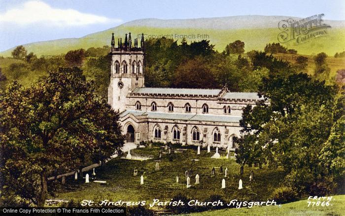 Photo of Aysgarth, St Andrew's Parish Church 1925
