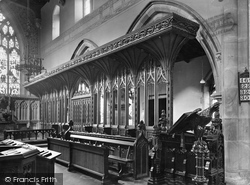 St Andrew's Parish Church, Choir Stalls 1925, Aysgarth