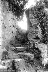 Steps To Lower Falls 1909, Aysgarth