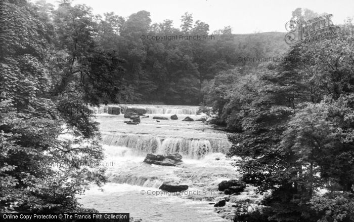 Photo of Aysgarth, Upper Falls c.1955