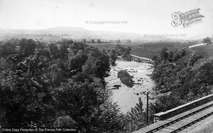 Photo of Aysgarth, View From Bear Park 1887