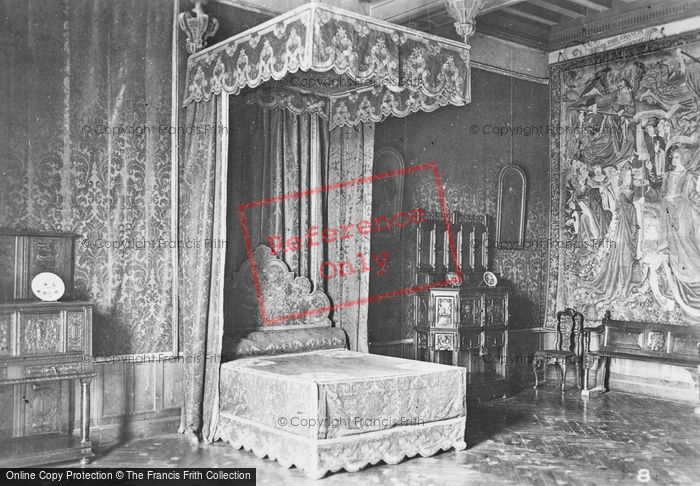 Photo of Azay Le Rideau, Chateau D'Azay Le Rideau, A Bedroom c.1930