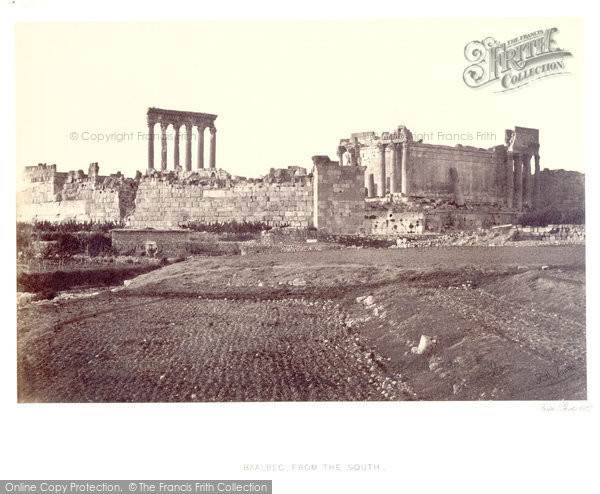 Photo of Baalbek, From The South 1857