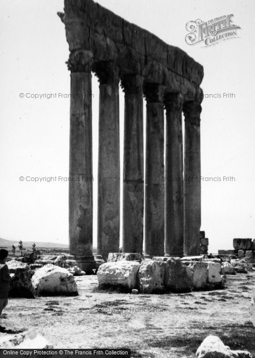 Photo of Baalbek, Temple Of Jupiter 1965