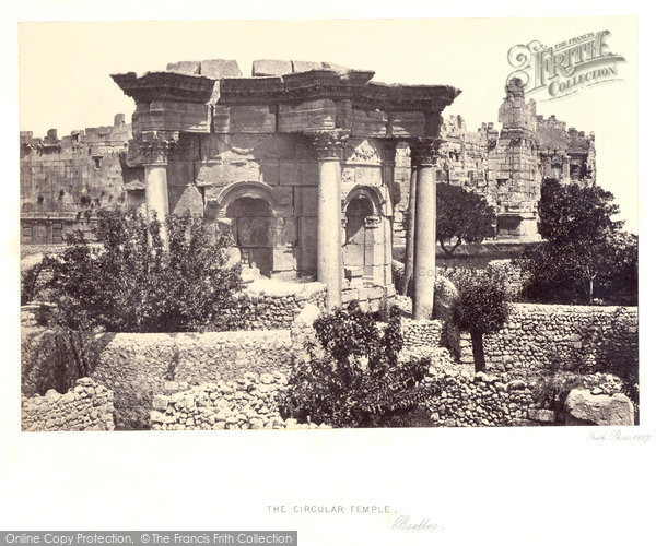 Photo of Baalbek, The Circular Temple 1857