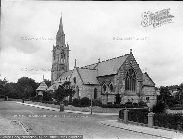 Photo of Babbacombe, All Saints' Church 1928
