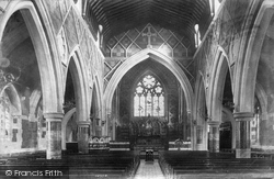 All Saints Church Interior 1904, Babbacombe