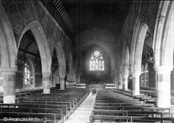All Saints Church, Nave East 1889, Babbacombe