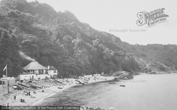 Photo of Babbacombe, Beach And Cary Arms 1924
