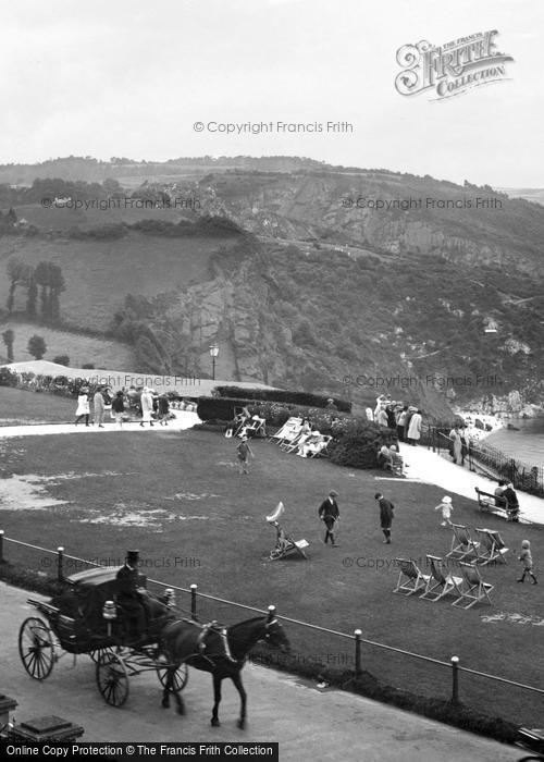 Photo of Babbacombe, Carriage On The Downs 1924