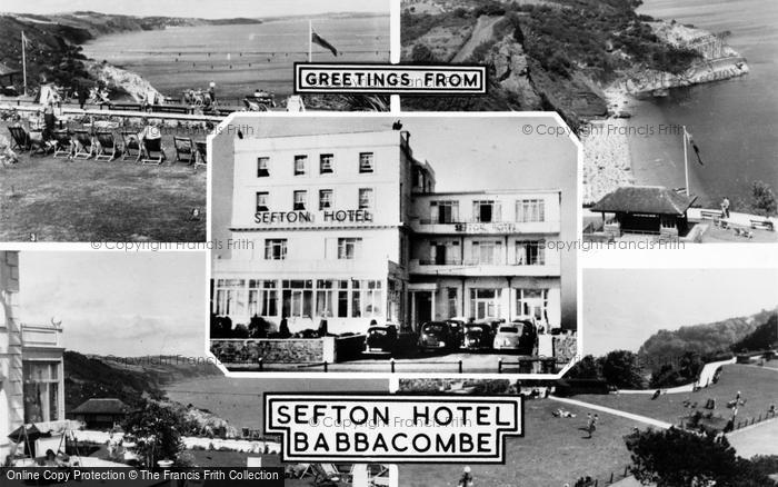 Photo of Babbacombe, Composite c.1960