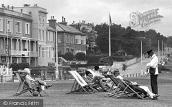 Deck Chairs On The Downs 1928, Babbacombe