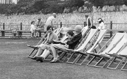 Girls Sitting In Deck Chairs 1928, Babbacombe