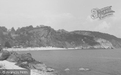 Oddicombe Beach And Cliffs c.1950, Babbacombe