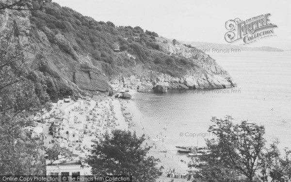 Photo of Babbacombe, Oddicombe Beach c.1960