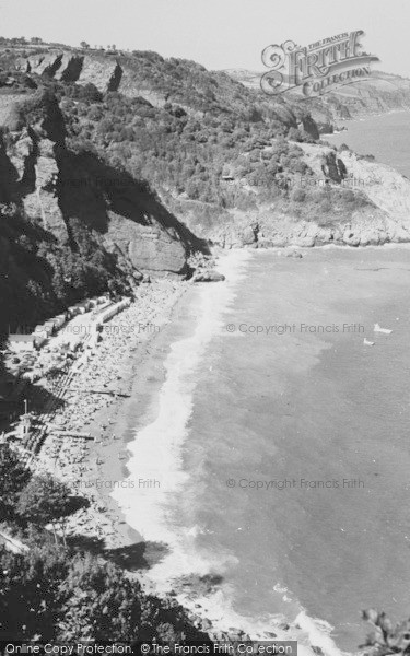 Photo of Babbacombe, Oddicombe Beach c.1960