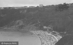 The Cliffs At Oddicombe Beach c.1950, Babbacombe