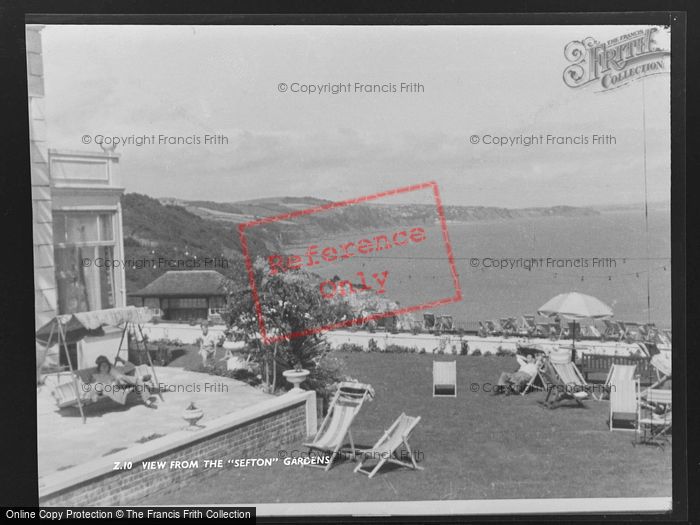 Photo of Babbacombe, The View From Sefton Hotel Gardens c.1960