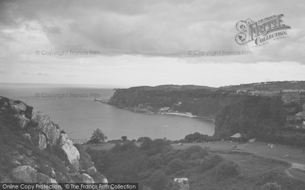 Photo of Babbacombe, View From Watcombe Cliff c.1950