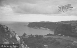 View From Watcombe Cliff c.1950, Babbacombe