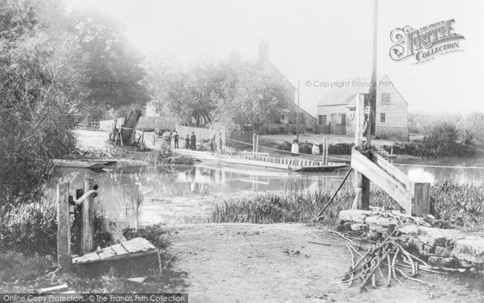 Photo of Bablock Hythe, Ferry c.1900