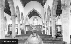Parish Church, The Nave c.1955, Backwell