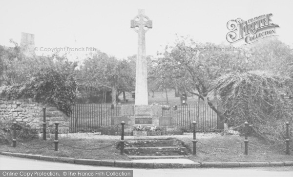Photo of Backwell, The Memorial c.1955
