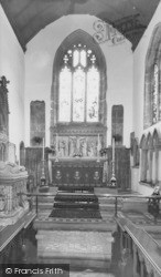 The Parish Church Chancel c.1955, Backwell
