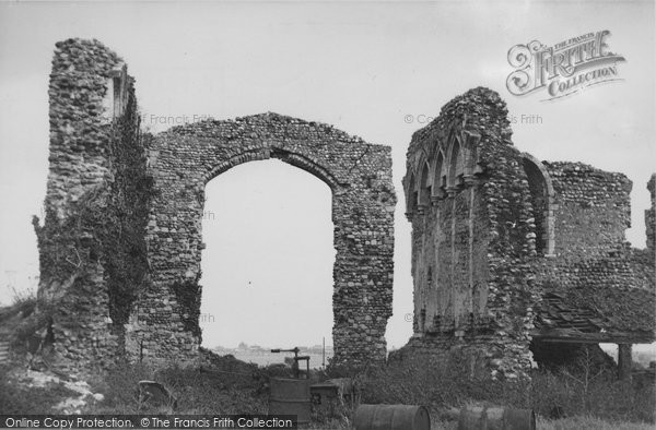 Photo of Bacton, Abbey Ruins c.1955