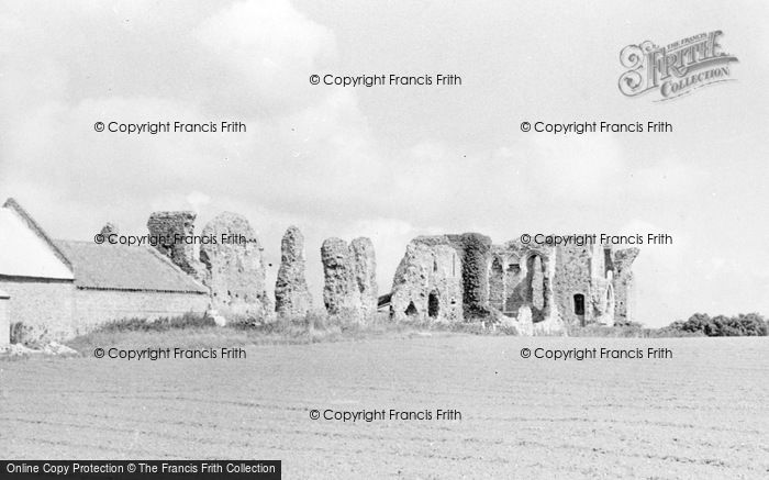 Photo of Bacton, Abbey Ruins c.1955