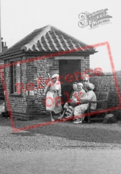 At The Bus Stop c.1955, Bacton