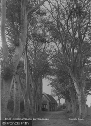 Church Approach c.1955, Bacton
