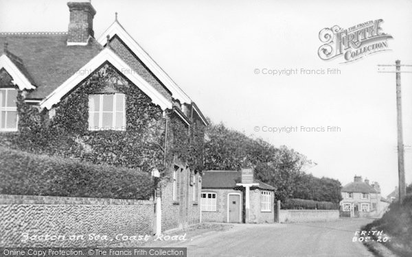 Photo of Bacton, Coast Road c.1955