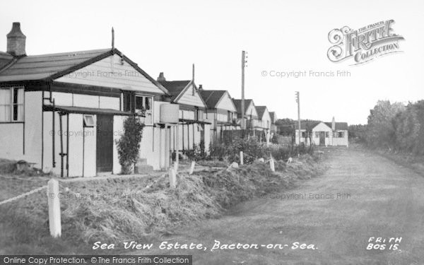 Photo of Bacton, Sea View Estate c.1955