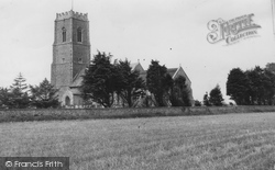 St Andrew's Church c.1955, Bacton