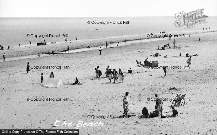 Photo of Bacton, The Beach c.1955