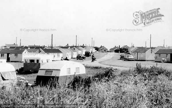 Photo of Bacton, The Caravan Site c.1955