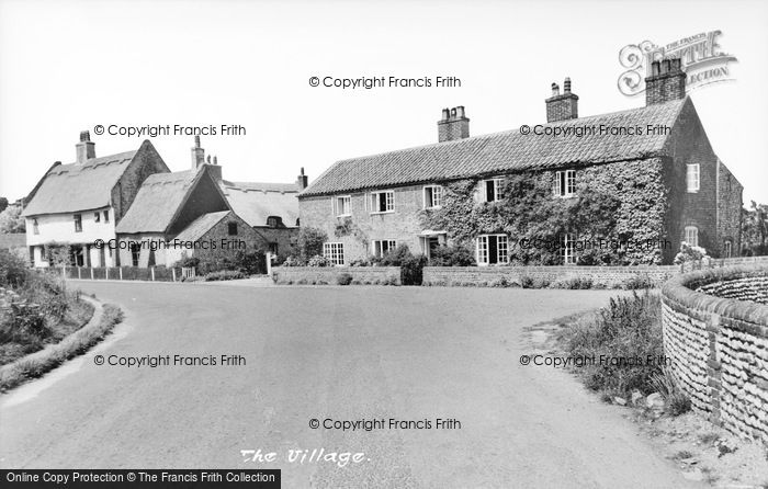 Photo of Bacton, The Village c.1955