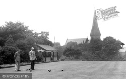 Bowling Green, Moorlands Park c.1955, Bacup