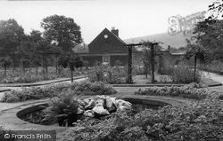 Stubbylee Park, Rose Garden c.1955, Bacup