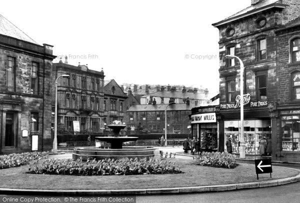 Photo of Bacup, The Fountain, St James Square c.1955