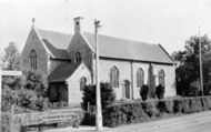 St George's Church c.1955, Badshot Lea