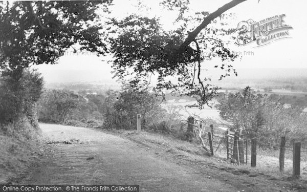 Photo of Bagborough, Cothelstone Hill c.1955