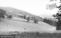 Bagborough, General View c.1955, West Bagborough