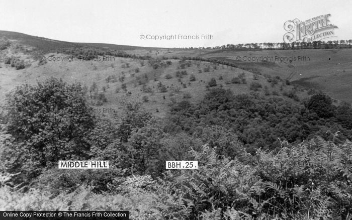 Photo of Bagborough, Middle Hill c.1955